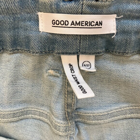 Good American Good Waist Crop Size 4/27 - Picture 12 of 15